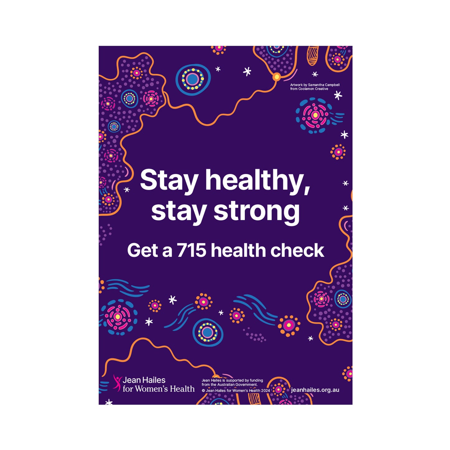 715 Health checks First Nations poster A3