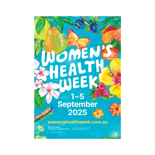 Women's Health Week 2025 - A3 poster
