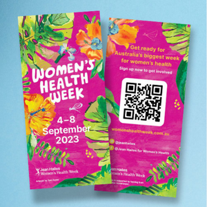 Women's Health Week 2023 Postcards
