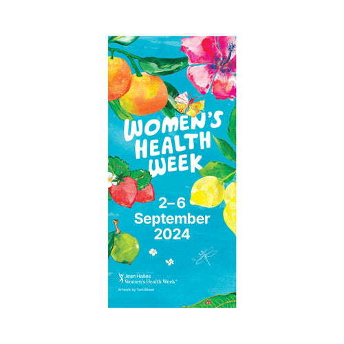 Women's Health Week 2024 postcard - general design