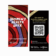 Load image into Gallery viewer, Women&#39;s Health Week 2023 Postcards
